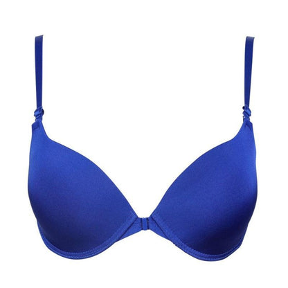 Front Button Bra - Seamless Sexy Front Button Bra Push Up Brassiere