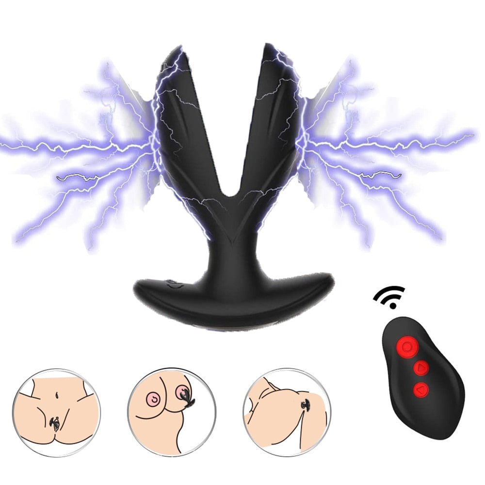 Ultimate Pleasure Fusion: Remote-Controlled Electric Pulse Prostate Massager for Men - Unleash Sensational Stimulation with our Advanced Anal Expander Vibrator!