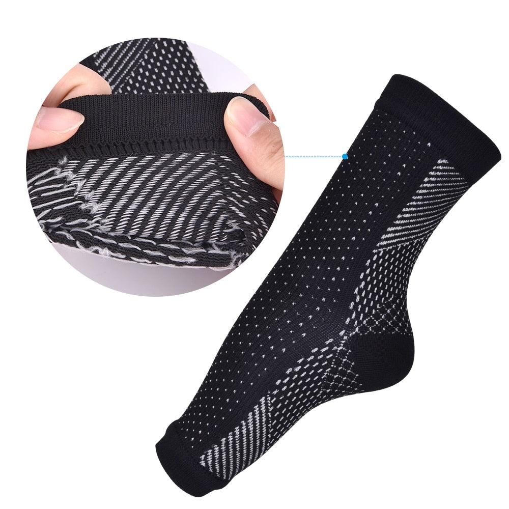 Anti-fatigue Ankle Heels Compression Sleeves Foot Support Sport Pain Relief Socks-Shalav5