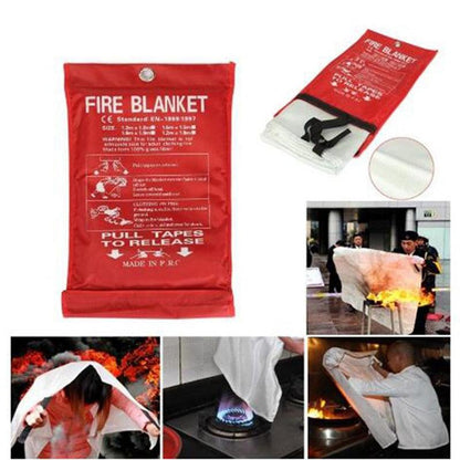 Fire Blanket Home Safety Fighting Fire Extinguishers Emergency Survival Safety Cover-Shalav5
