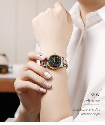 Gold Automatic Watch Luxury Waterproof Mechanical