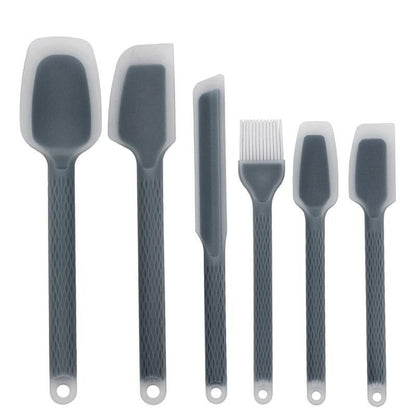 Kitchenware Spatula Sets Cooking Tools Scraper Spoon Brush Soft Silicone Baking Cooking Accessories Kitchen Utensils-Shalav5