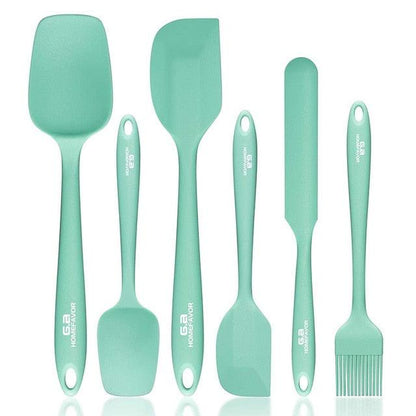 Kitchenware Spatula Sets Cooking Tools Scraper Spoon Brush Soft Silicone Baking Cooking Accessories Kitchen Utensils-Shalav5