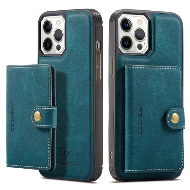 Phone Cases - Luxury Flip Leather Case For IPhone SE - 12