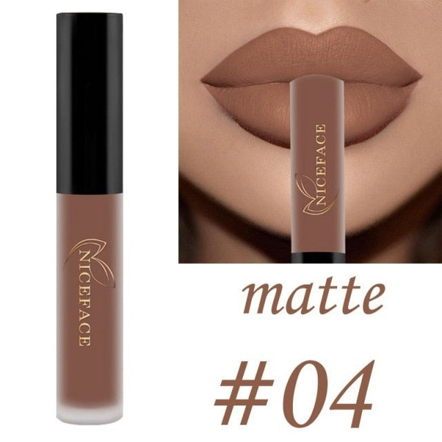 25 Color Waterproof Matte Lip Gloss Liquid Lipstick Waterproof-Shalav5