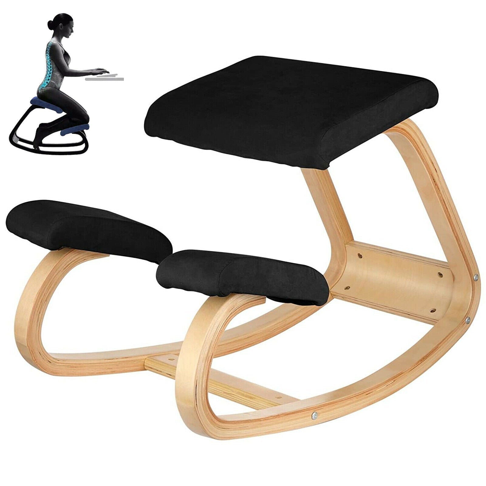 Ergonomic Kneeling Chair Heavy Duty Stool Office Chair-Shalav5