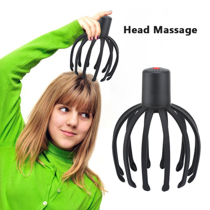 Electric Octopus Claw Scalp Massager Stress Relief Therapeutic Head Scratcher-Shalav5