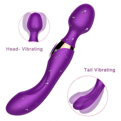 AV magic wand G Spot massager, USB charge Big stick Vibrators for women-Shalav5