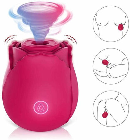 Sex Toys - Rose Adults Sex Machine Toys Vibrator G-spot Clitoral Sucking Stimulator Masturbation For Women Erotic Clitoral Vagina Massager