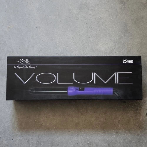 SHE by Beyond the Beauty 25mm Tourmaline Ceramic Hair Curler Purple