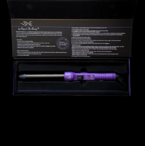 SHE by Beyond the Beauty 25mm Tourmaline Ceramic Hair Curler Purple