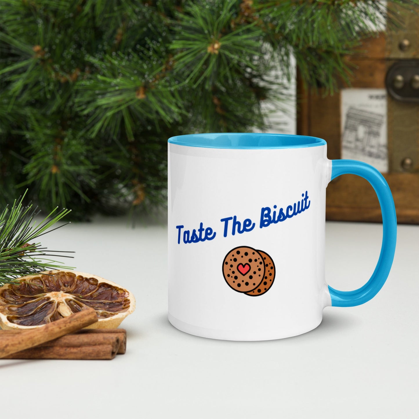 Mugs - Taste The Biscuit Mug With Color Inside