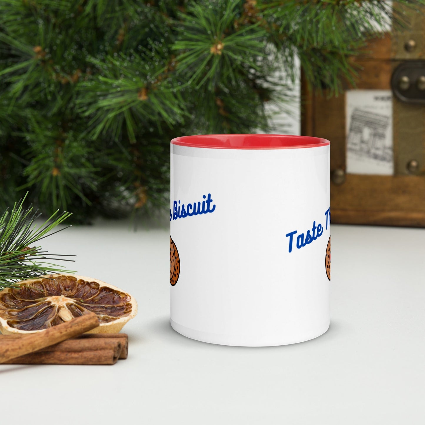 Taste The Biscuit Mug with Color Inside