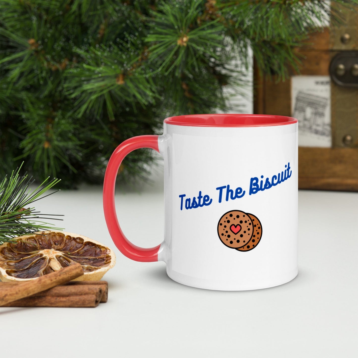 Taste The Biscuit Mug with Color Inside