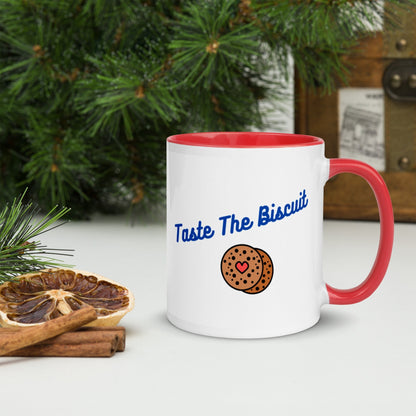 Taste The Biscuit Mug with Color Inside