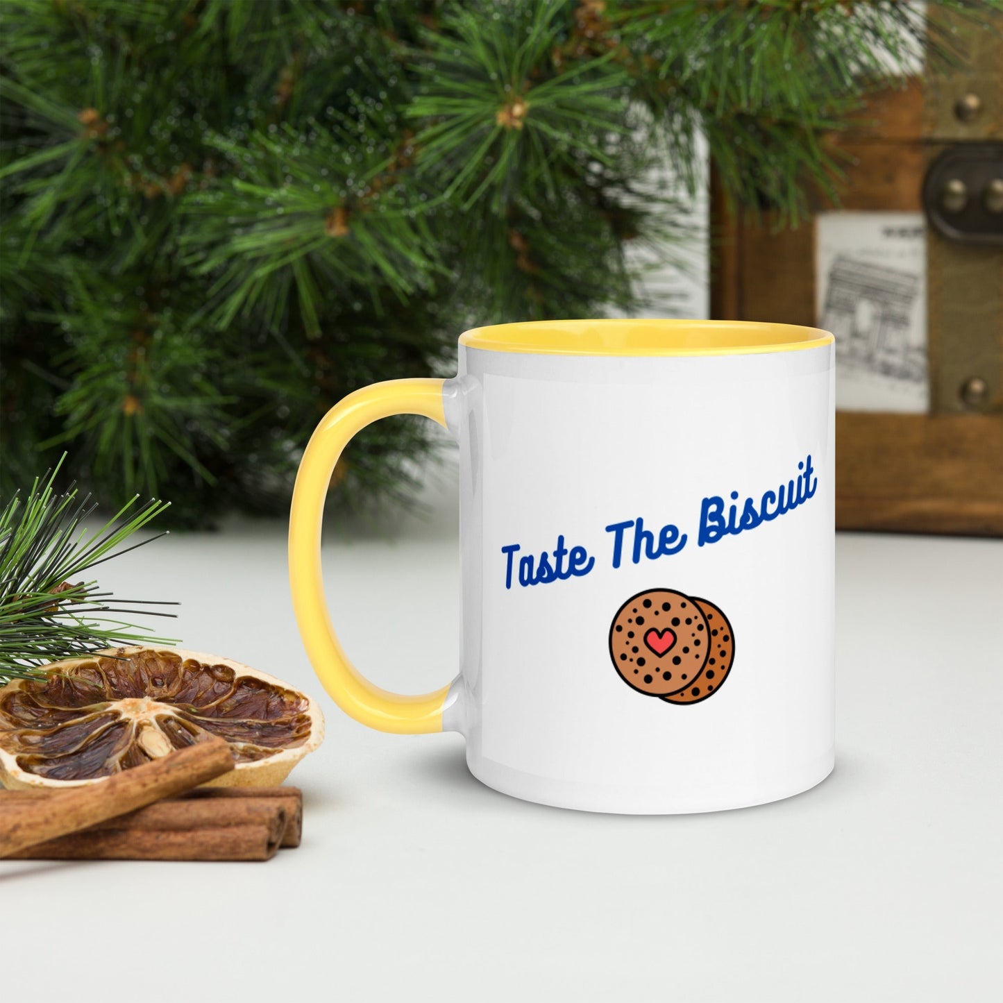 Taste The Biscuit Mug with Color Inside