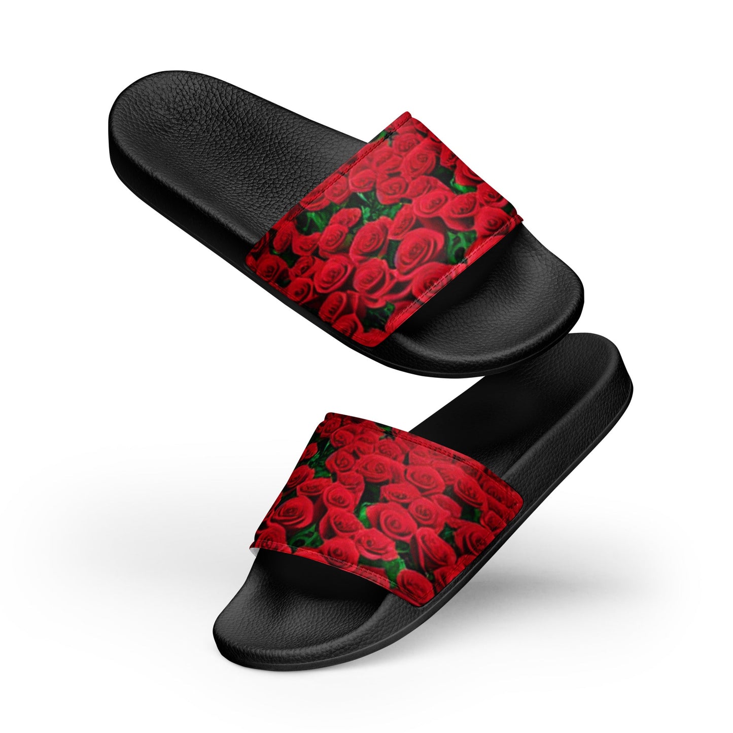 Red Roses Women's slides-Shalav5