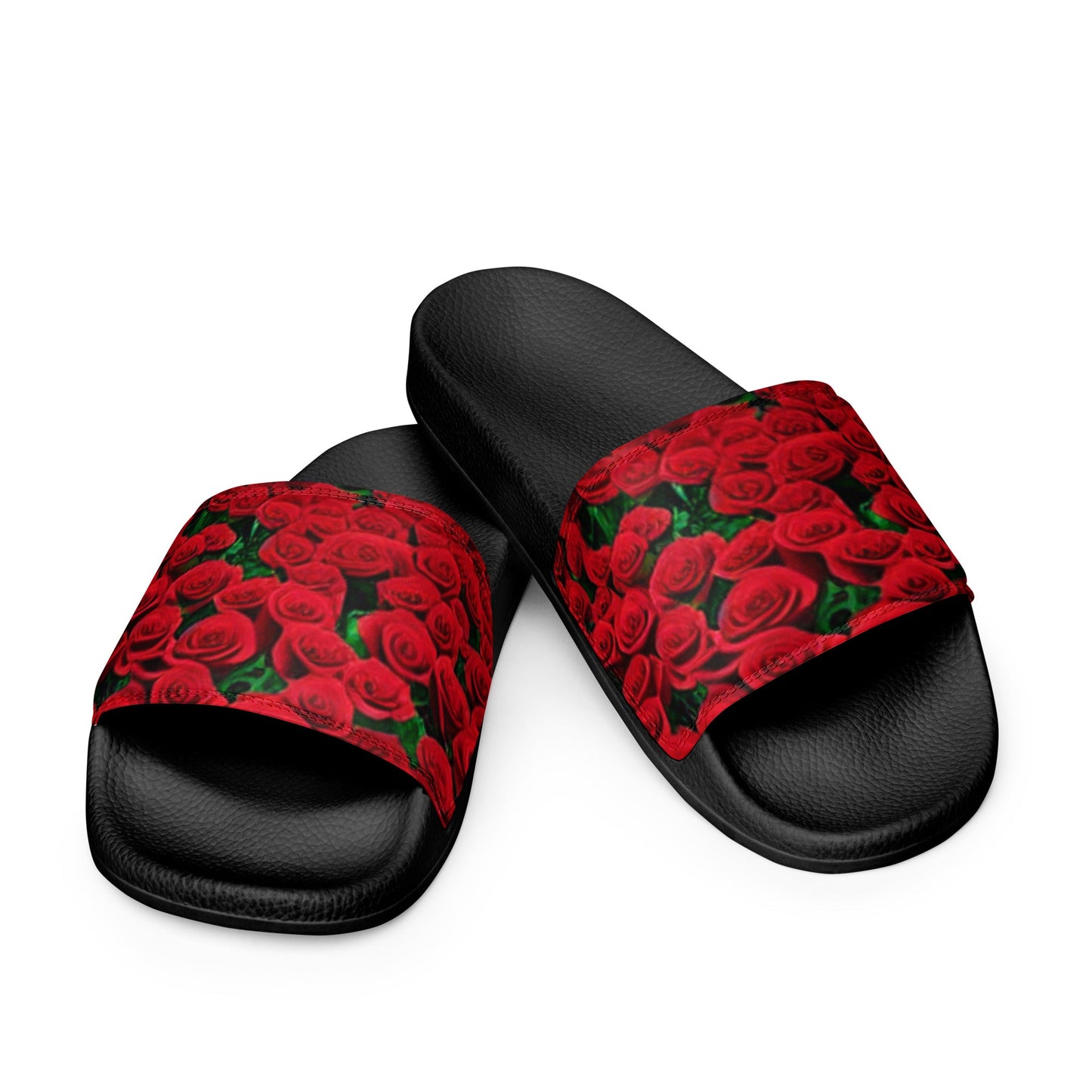 Red Roses Women's Slides